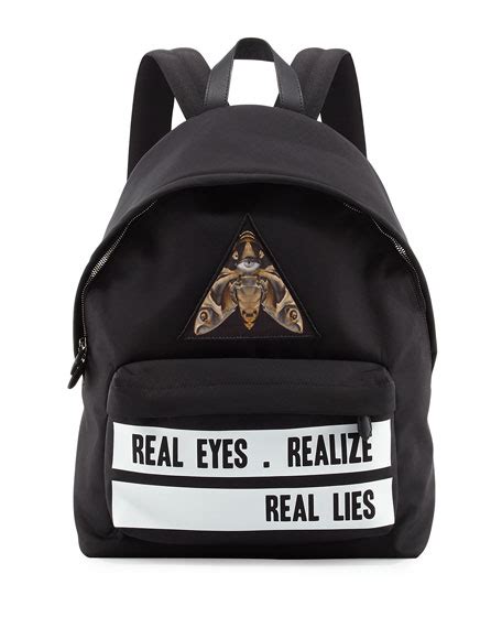 givenchy real eyes realize real lies clutch|Givenchy Real Eyes Realize Real Lies Nylon Backpack.